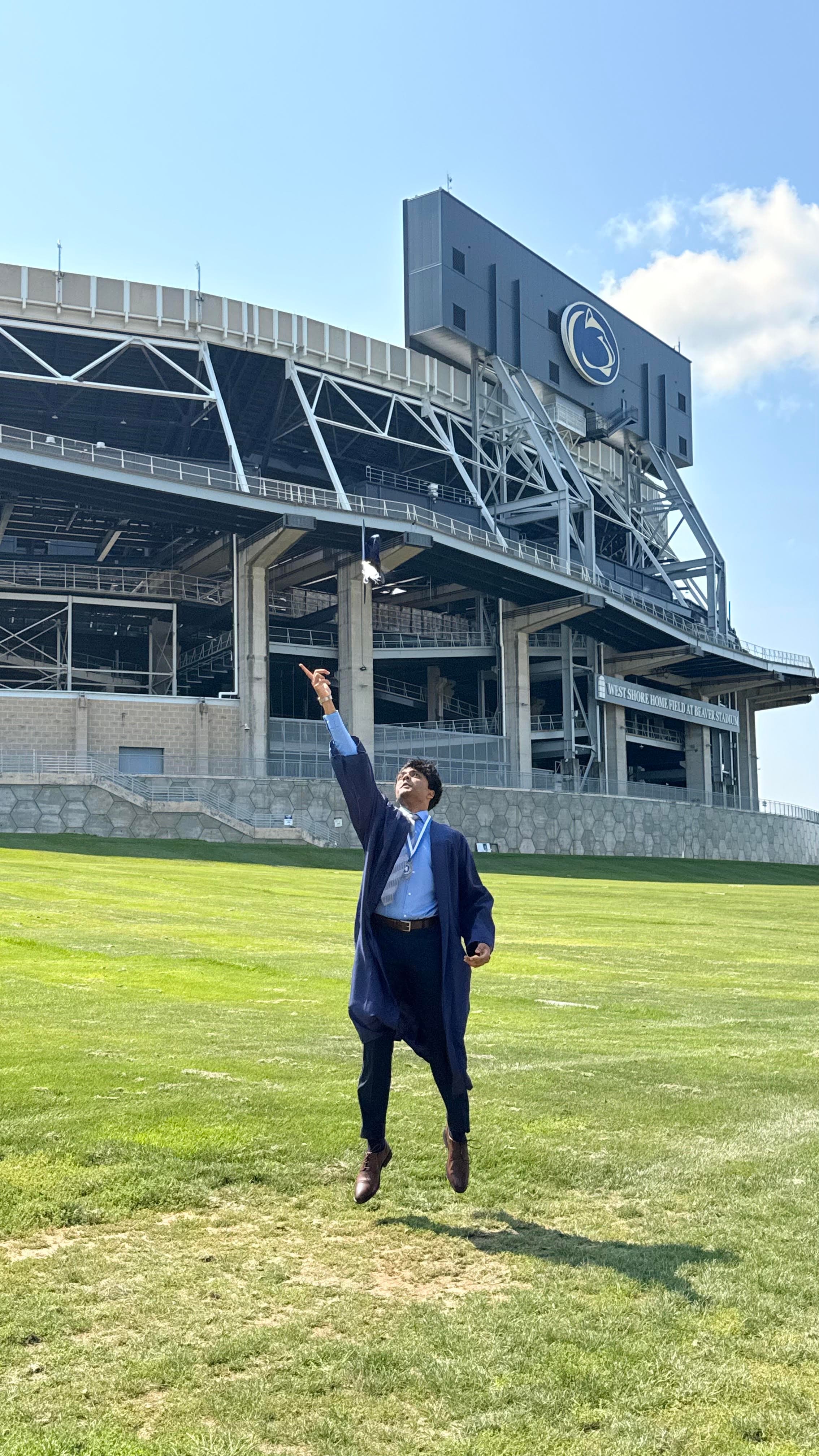 Ruthvik at Beaver Stadium